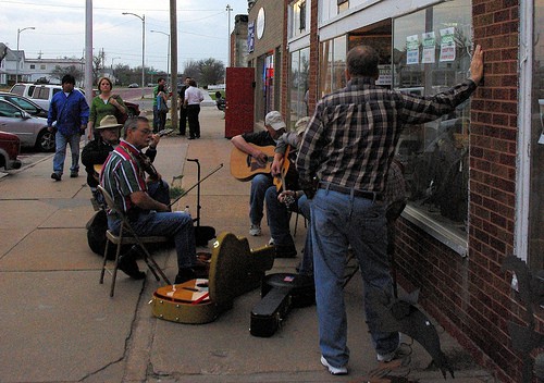 Public spaces belong to us, so how do we want to use them? That's one part of Placemaking. Photo by Becky McCray.